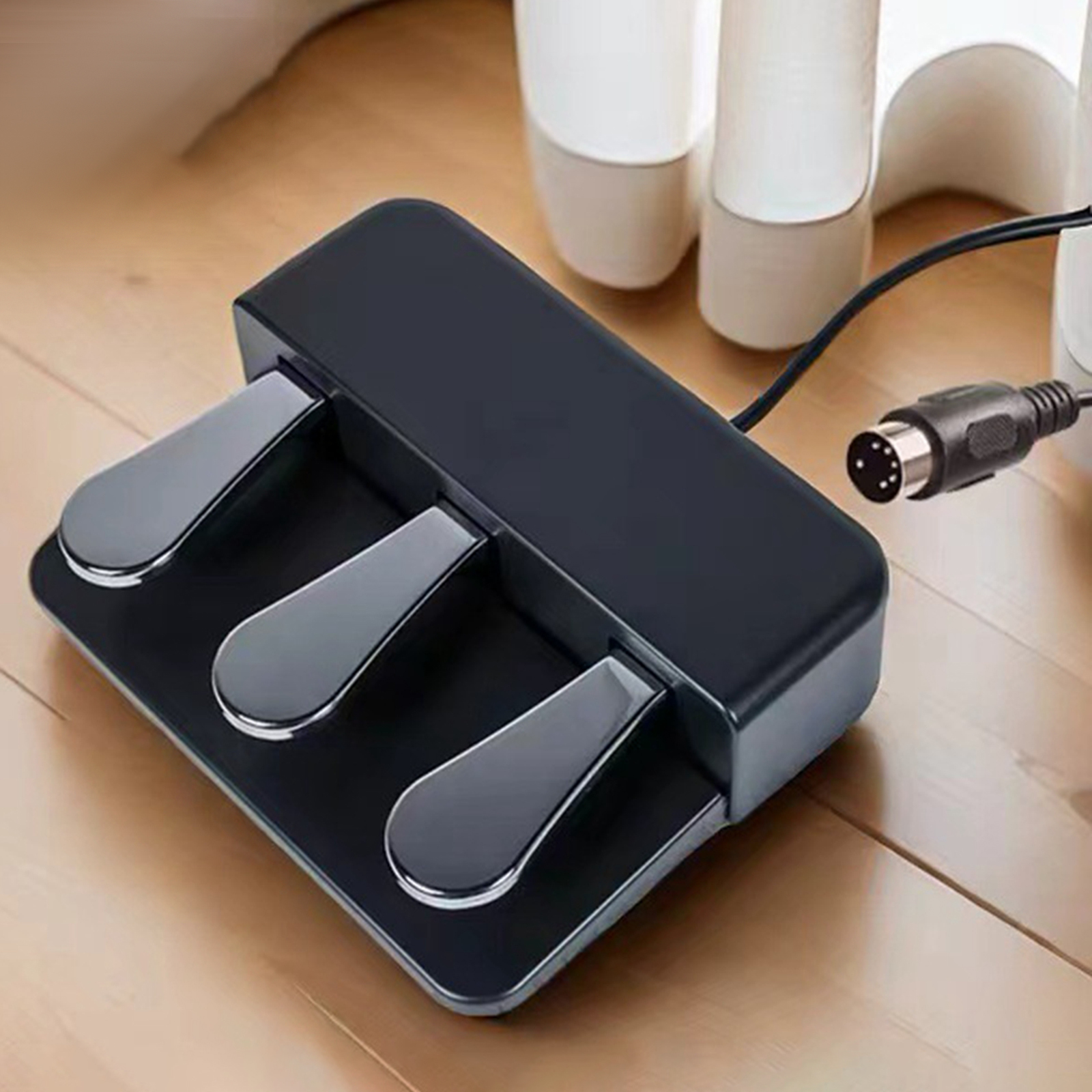 Piano Sustain Pedal - 3 Pedal Unit Soft Sostenuto Sustain