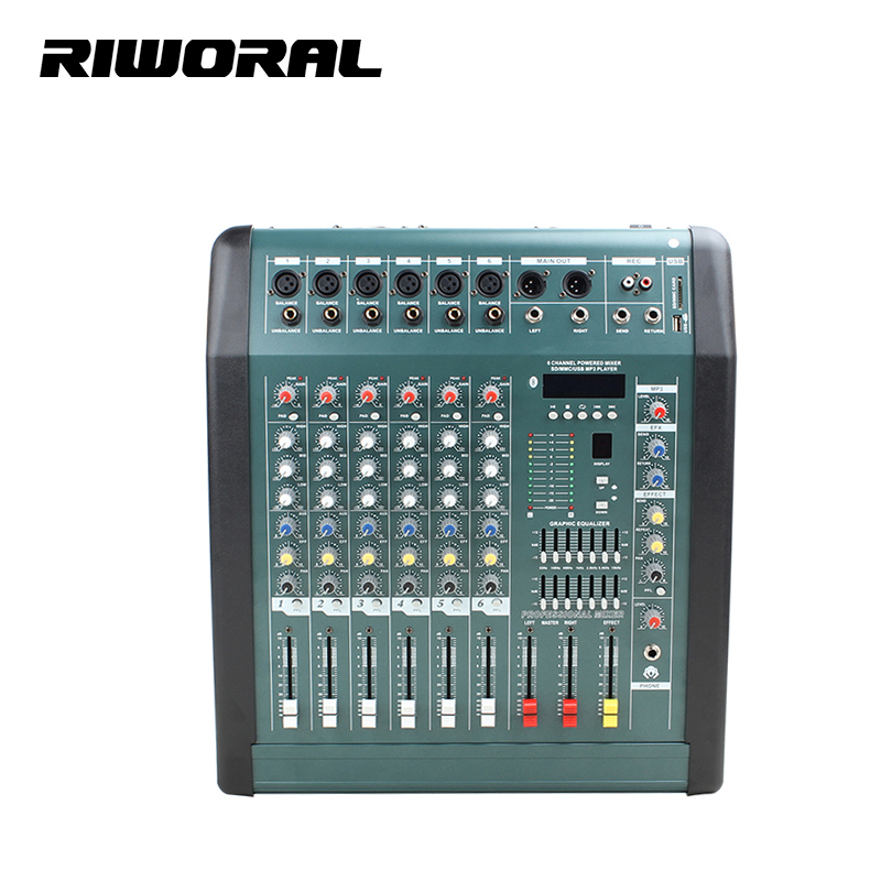 Audio Music Effect - MX608D 6channel Effect Sound Power Mixer