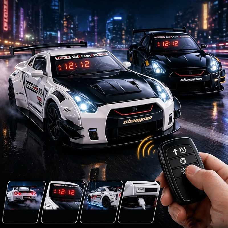 Audio Music Car - 1SET Simulated Sports Car Alarm Clock