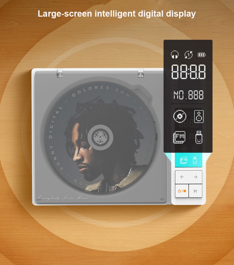 Multifunctional Album CD Playe - Amazon Music Audio Quality reseña y precio