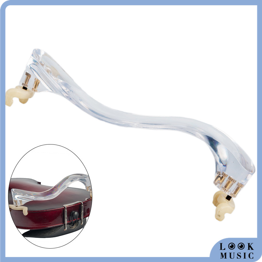 LOOK Adjustable Crystal Transp - Violin Shoulder Rest reseña y precio