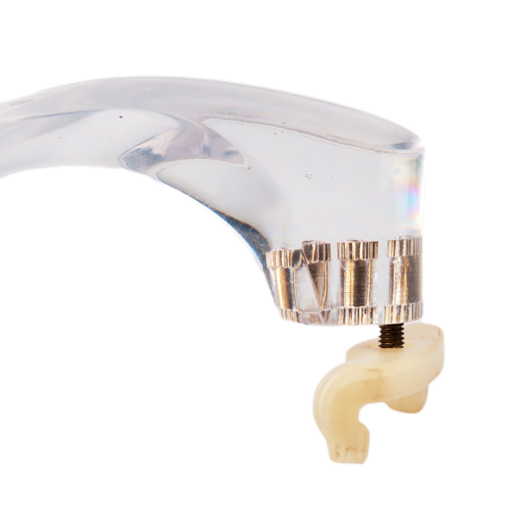 LOOK Adjustable Crystal Transp - Violin Shoulder Rest reseña y precio
