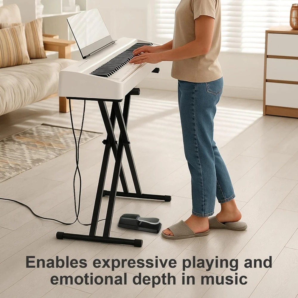 Digital Piano Sustain Pedal Ad - Piano Sustain Pedal reseña y precio