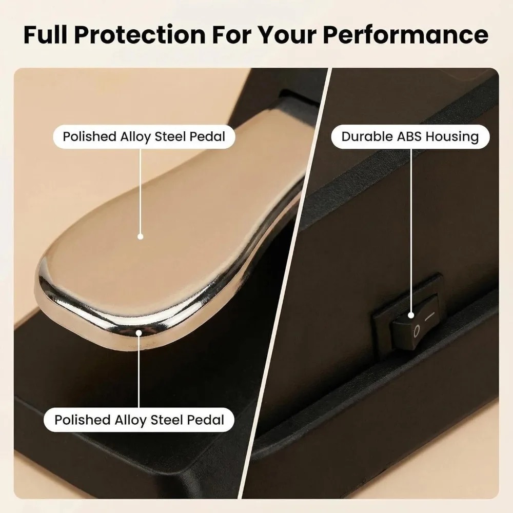 Digital Piano Sustain Pedal Ad - Piano Sustain Pedal reseña y precio