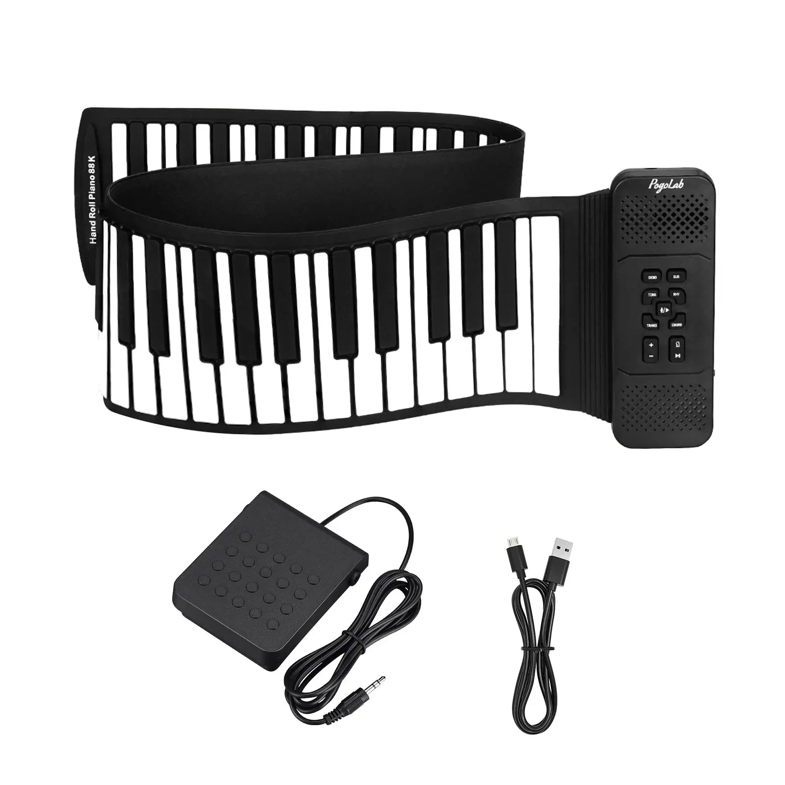 Pogolab 88 Keys Hand Roll Up P - Piano Sustain Pedal reseña y precio