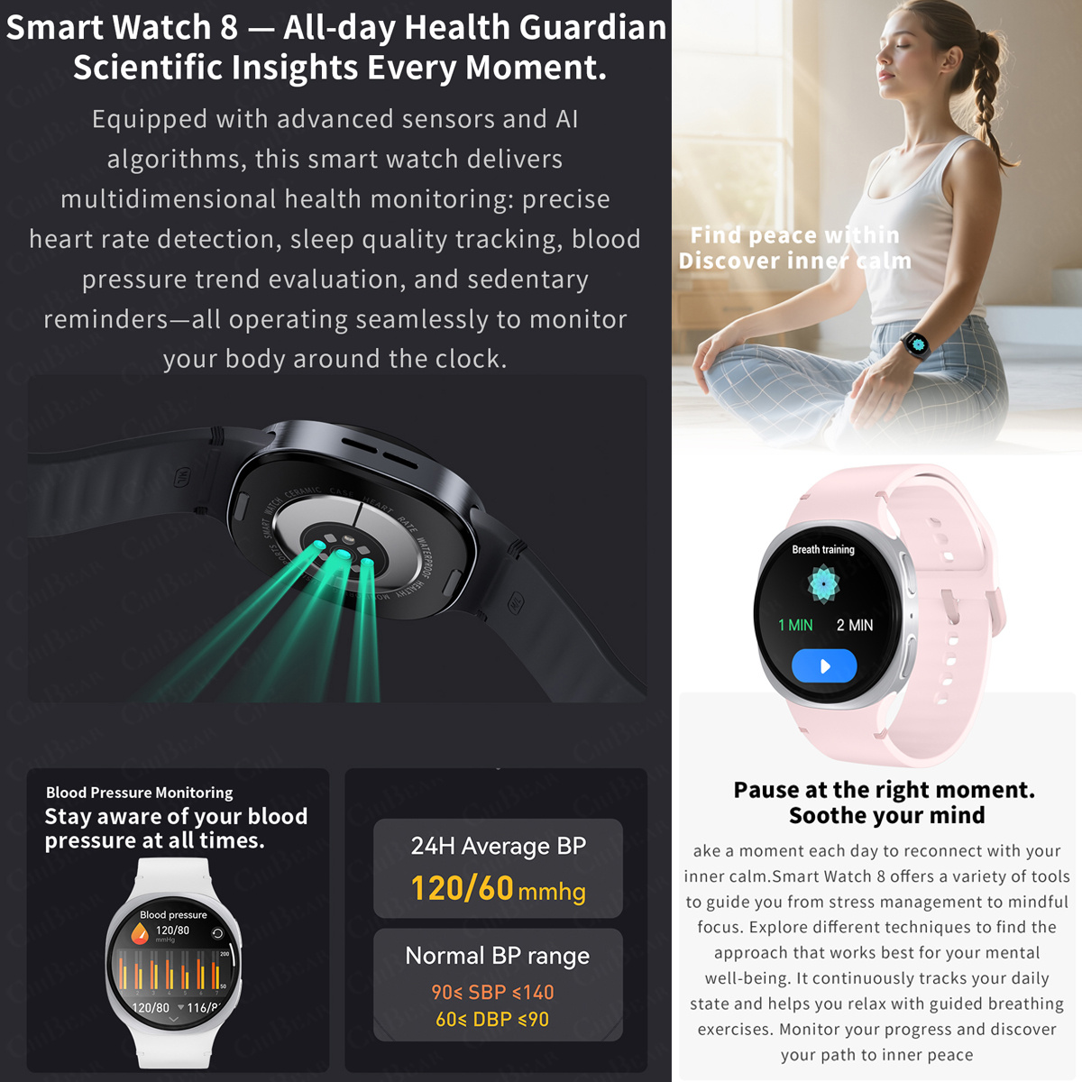 2026 New Watches 8 Mini GPS Tr - Audio Music Light reseña y precio