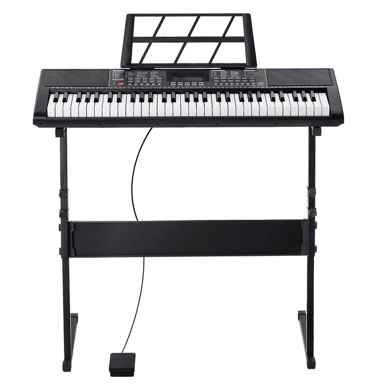 61 Key Digital Keyboard Piano, - Piano Sustain Pedal reseña y precio