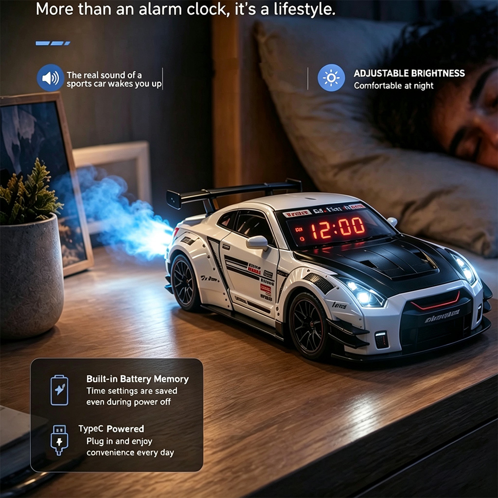 Simulated Sports Car Alarm Clo - Audio Music Car reseña y precio