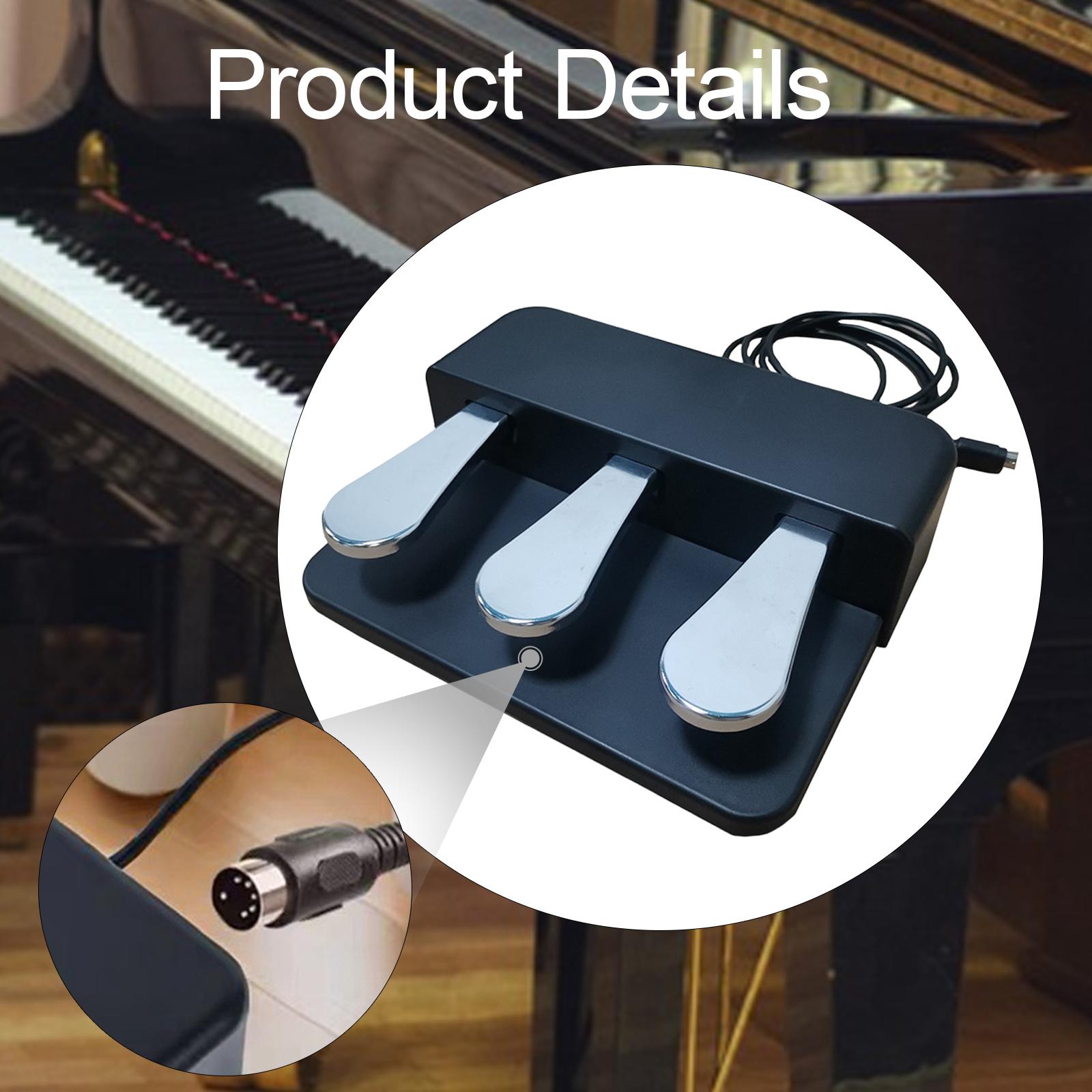 3 Pedal Unit Soft Sostenuto Su - Piano Sustain Pedal reseña y precio
