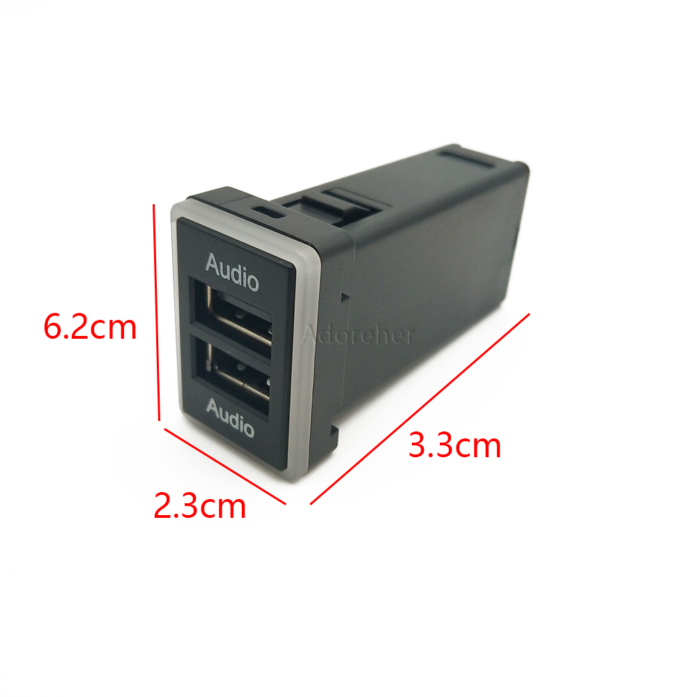 Car Double USB Port Adapter US - Audio Music Car reseña y precio