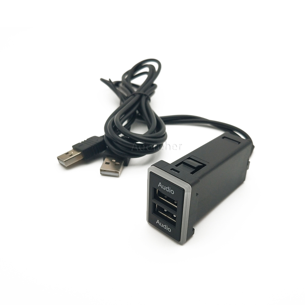 Car Double USB Port Adapter US - Audio Music Car reseña y precio
