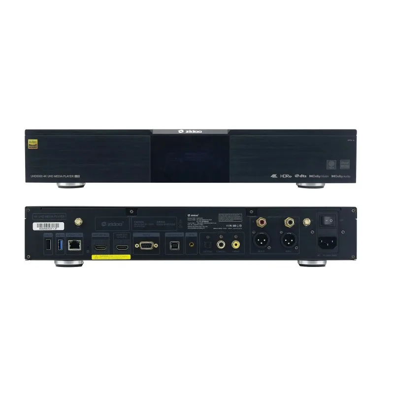 ZIDOO UHD5000 4K HDR Dolby Vis - Audiovision Music Player reseña y precio