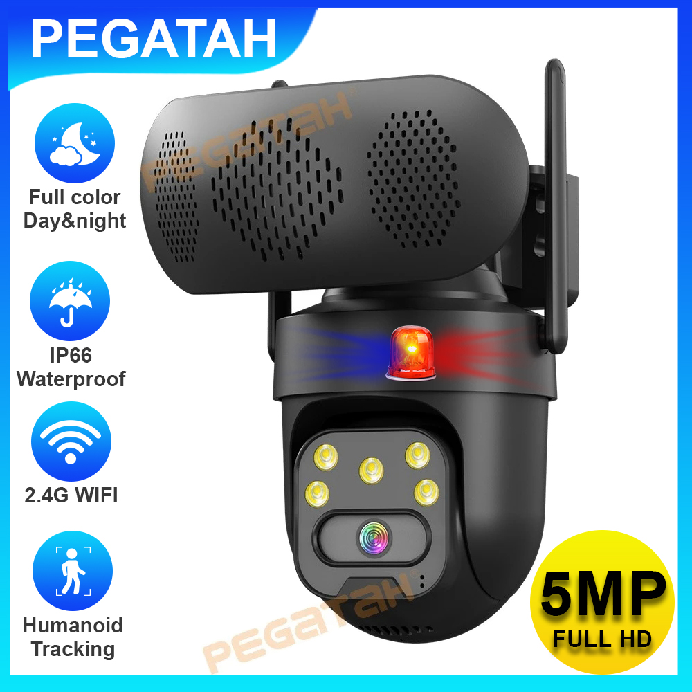 5MP IP Camera Outdoor 2.4G WiF - Audiovision Music Player reseña y precio