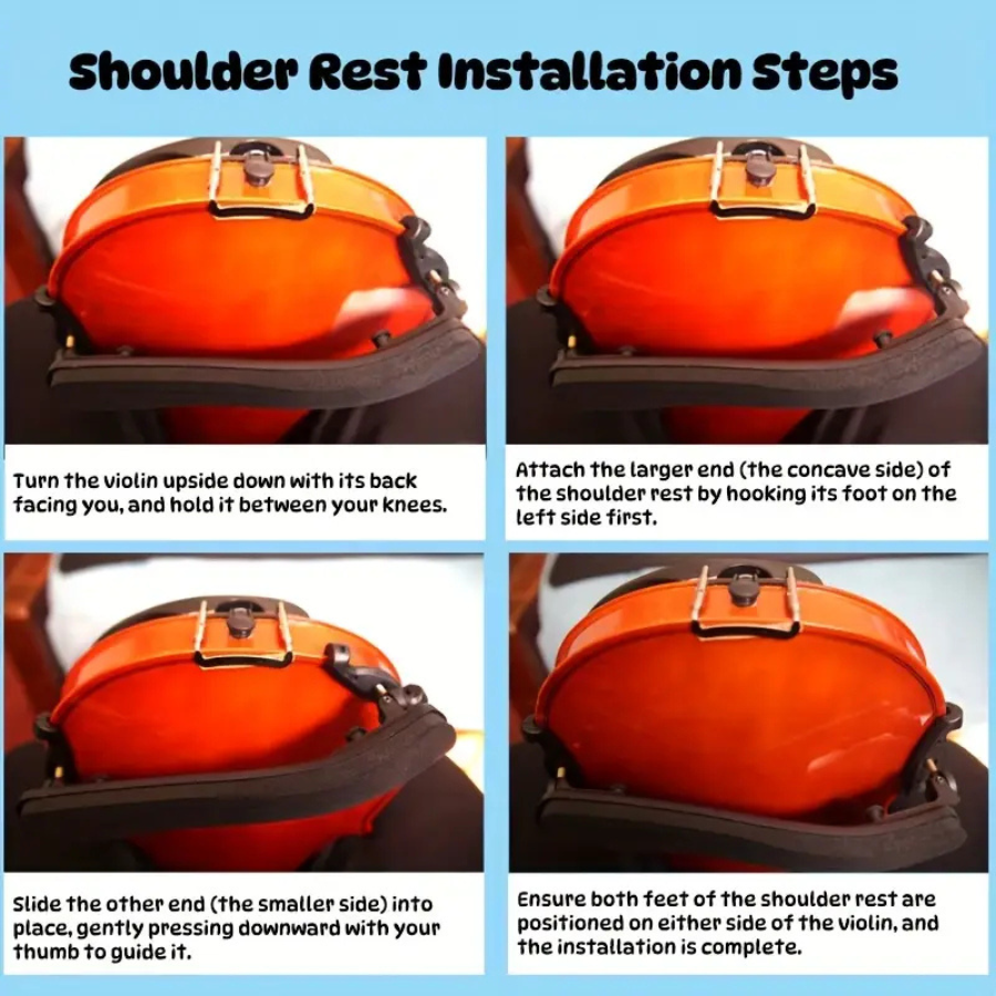 1 pc Adjustable Violin Shoulde - Violin Shoulder Rest reseña y precio