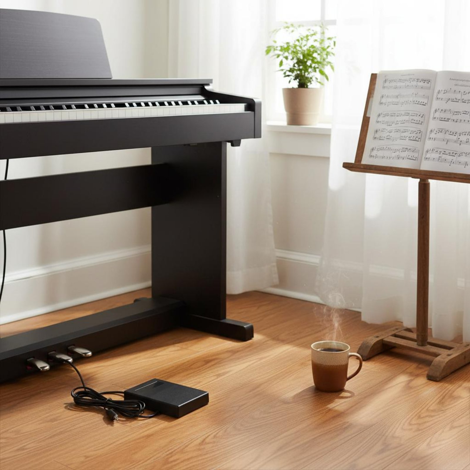 Sustain Pedal Long-Lasting Con - Piano Sustain Pedal reseña y precio