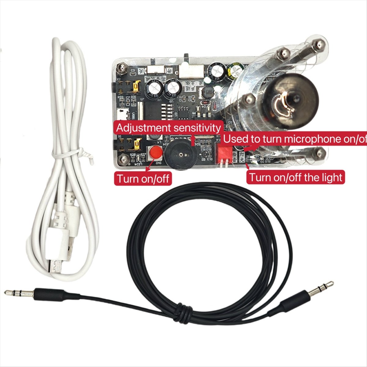 DTC5 New USB 5V Music Spectrum - Audio Music Youtube reseña y precio