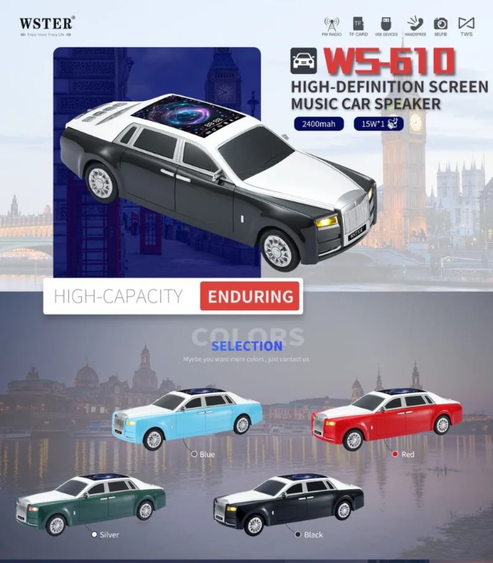 Luxury Car Model Bluetooth Spe - Audio Music Effect reseña y precio