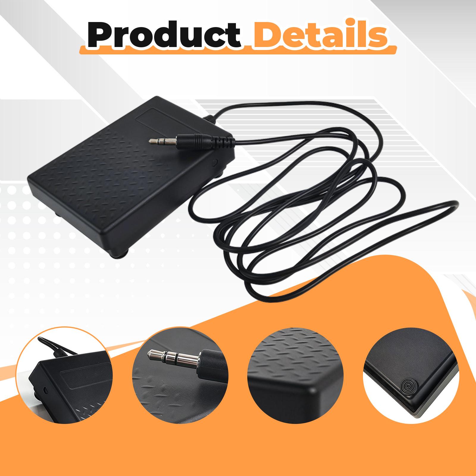 Electronic Piano Sustain Pedal - Piano Sustain Pedal reseña y precio