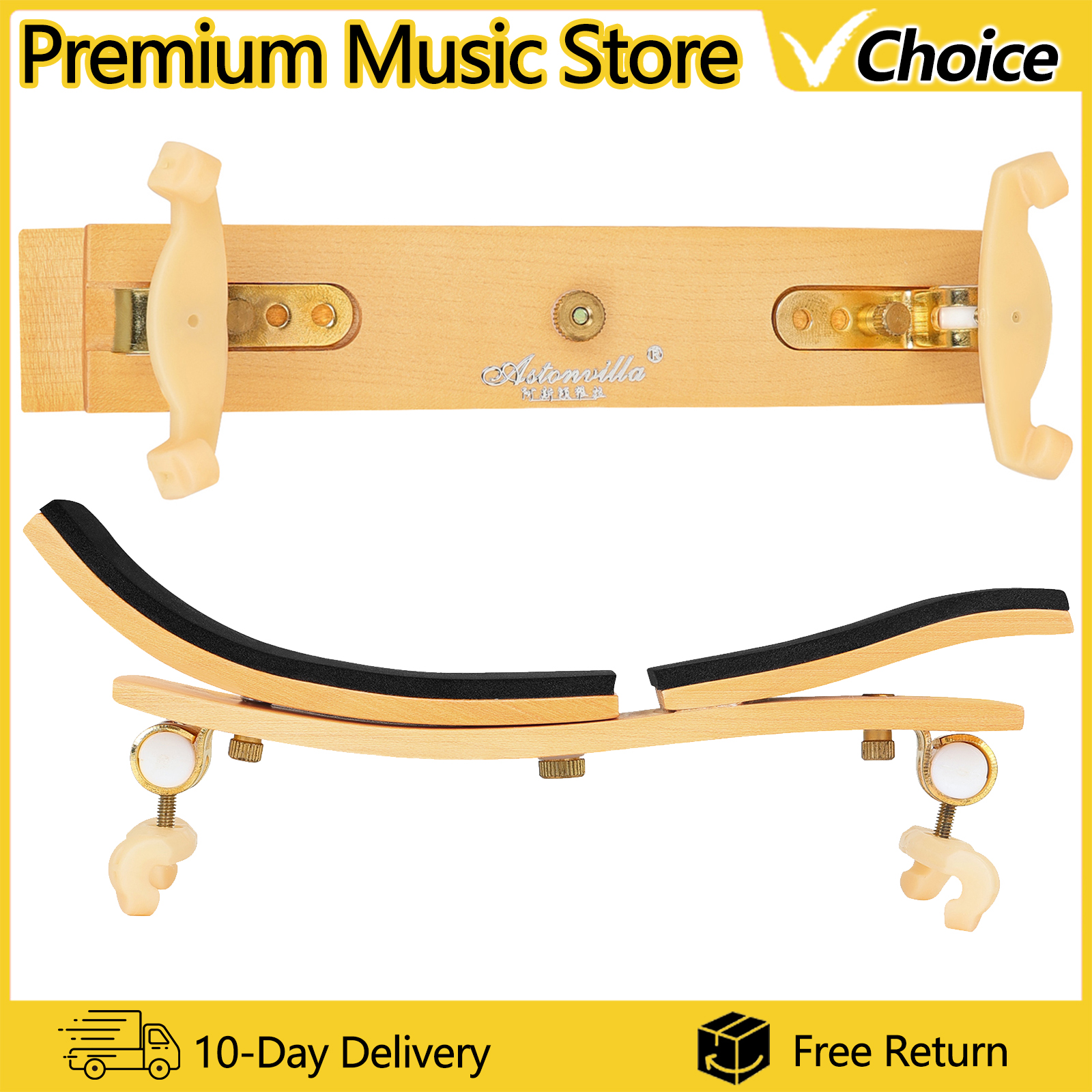 Astonvilla Violin Shoulder Res - Violin Shoulder Rest reseña y precio