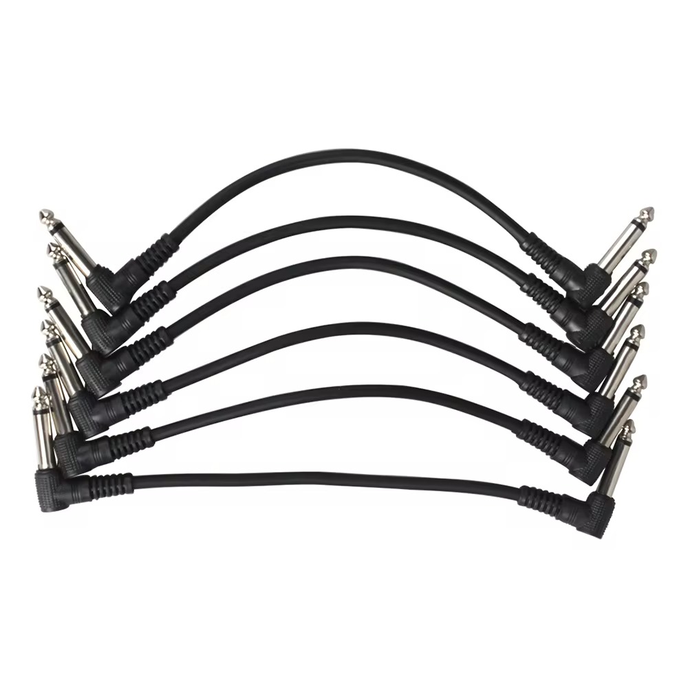6Pcs Guitar Effect Pedal Cable - Audio Music Effect reseña y precio