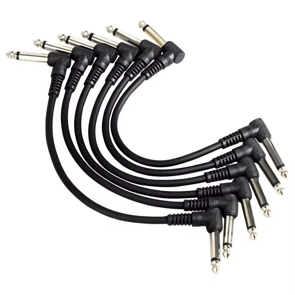 6Pcs Guitar Effect Pedal Cable - Audio Music Effect reseña y precio