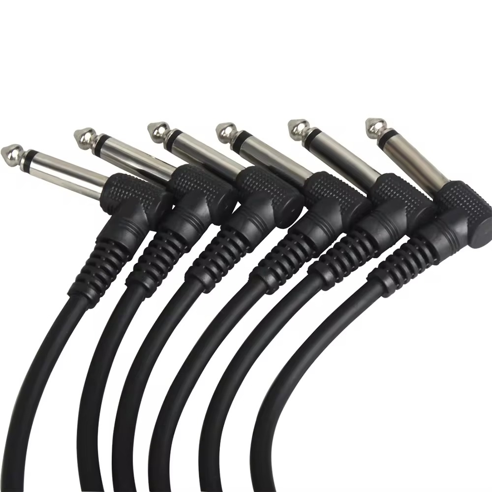 6Pcs Guitar Effect Pedal Cable - Audio Music Effect reseña y precio