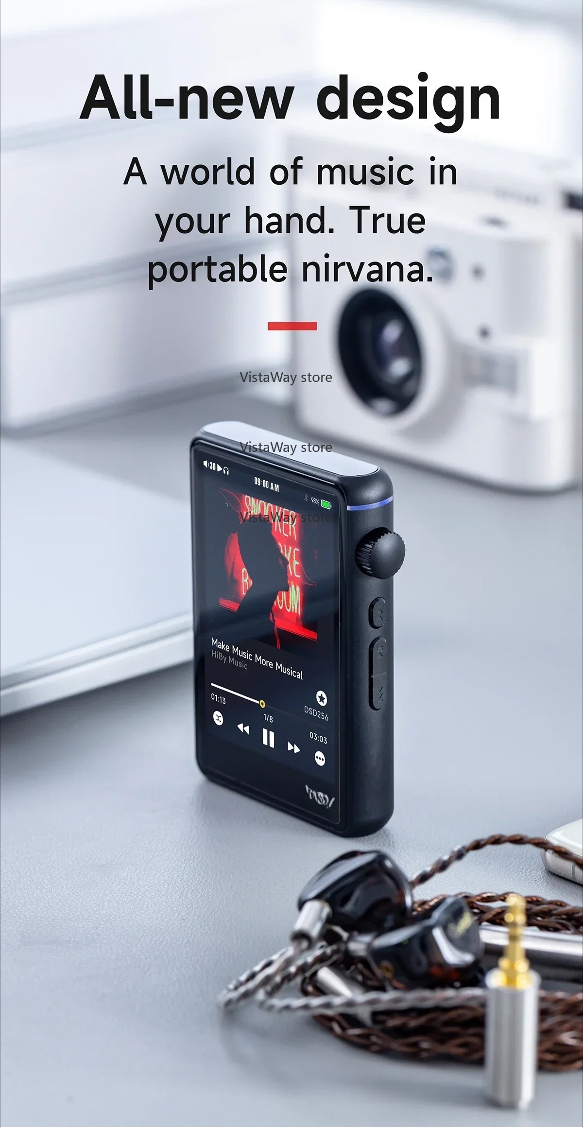 Bluetooth WiFi Music Player MP - Audio Music Web reseña y precio