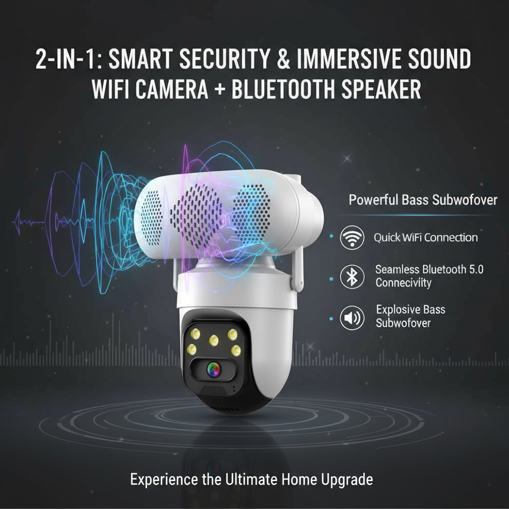ICSEE 5MP WiFi PTZ IP Camera w - Audiovision Music Player reseña y precio