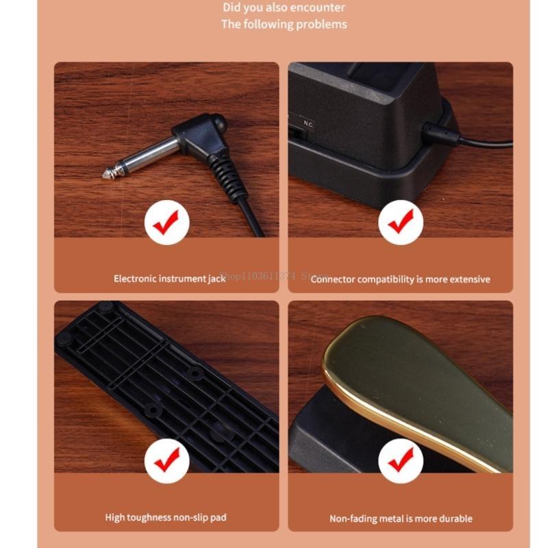  Nonslip Piano Sustain Pedal R - Piano Sustain Pedal reseña y precio
