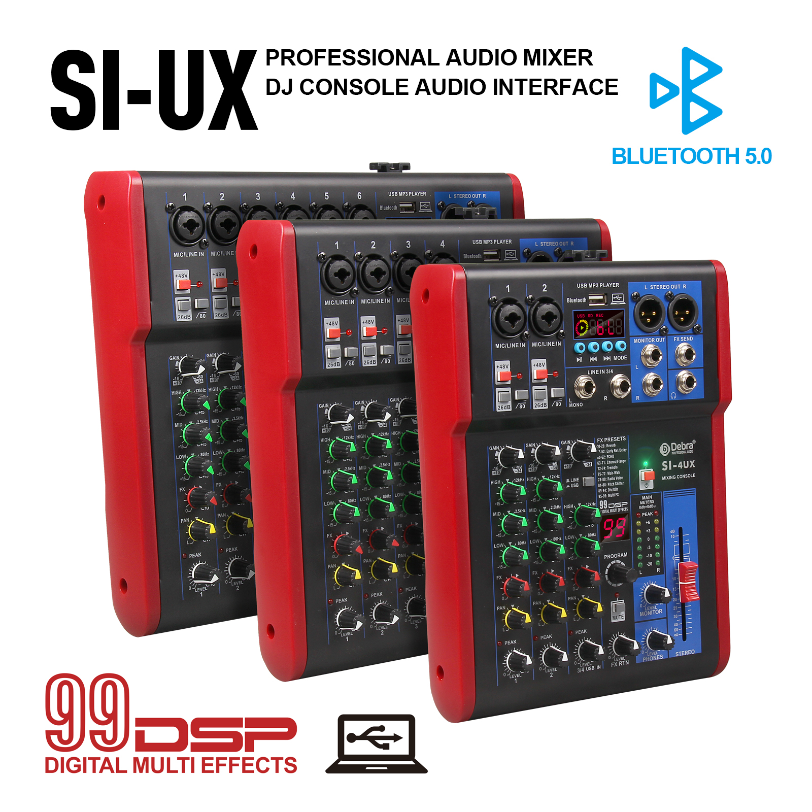 4 6 8-channel portable audio m - Audio Music Effect reseña y precio