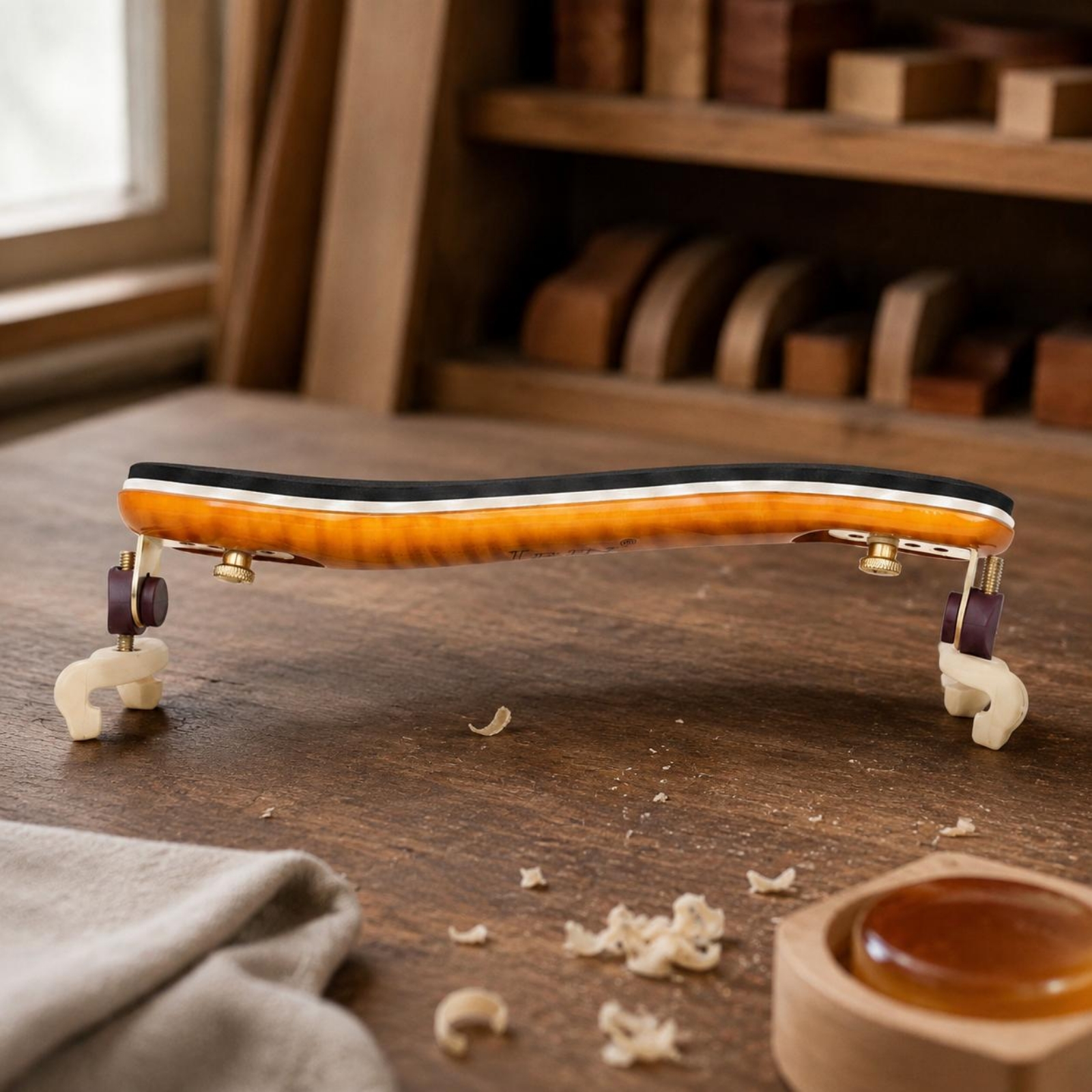 4/4 Violin Shoulder Rest Long- - Violin Shoulder Rest reseña y precio