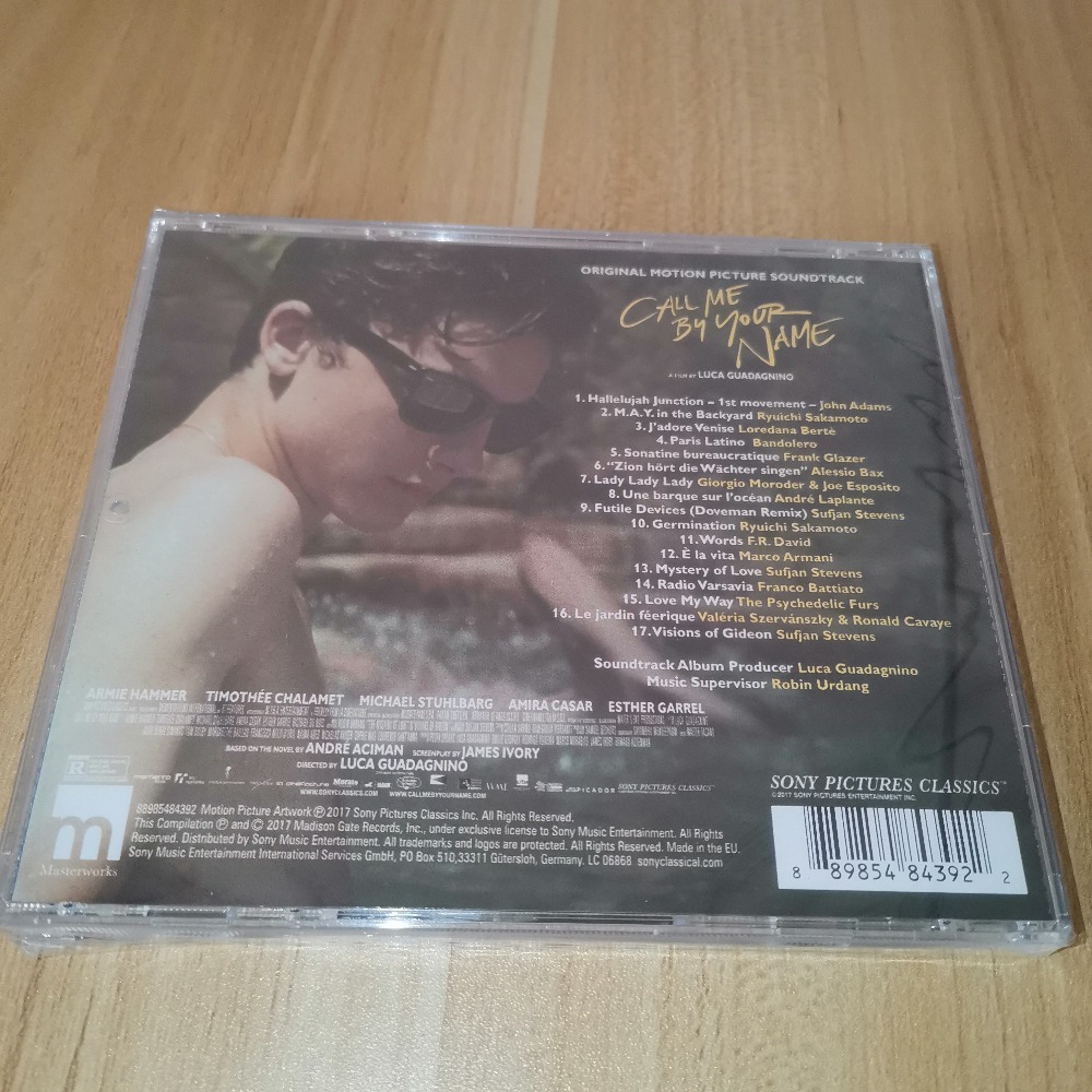Call Me by Your Name Soundtrac - Audio Music New Song reseña y precio