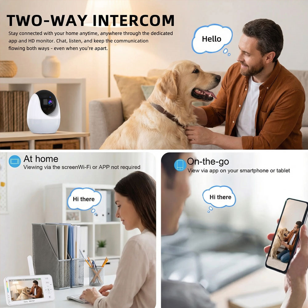 Smart Baby Monitor with Night  - Audio Music Light reseña y precio