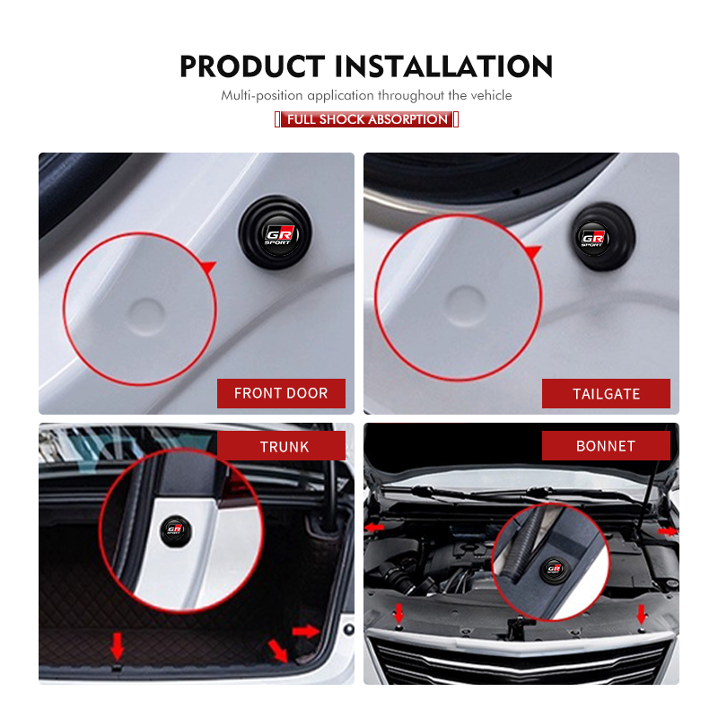 Car Logo Door Shock Absorbing  - Audio Music Car reseña y precio