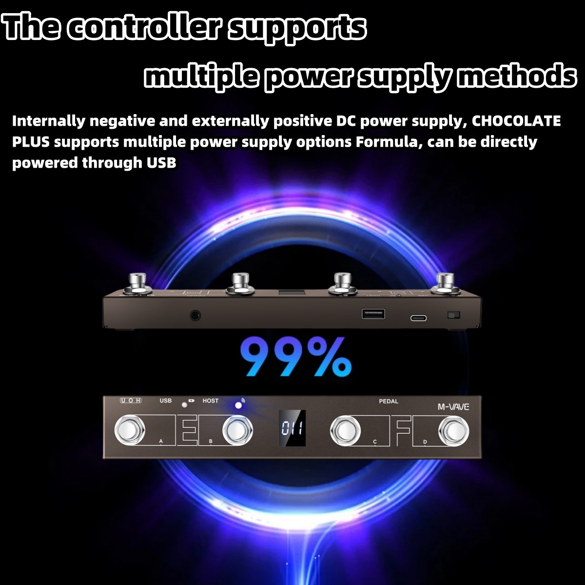 M-VAVE Chocolate Plus Wireless - Piano Sustain Pedal reseña y precio