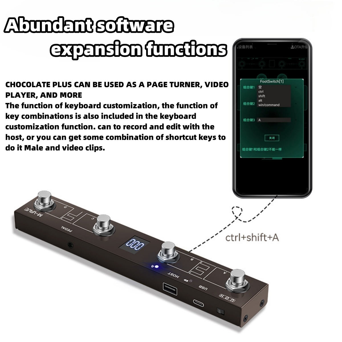 M-VAVE Chocolate Plus Wireless - Piano Sustain Pedal reseña y precio