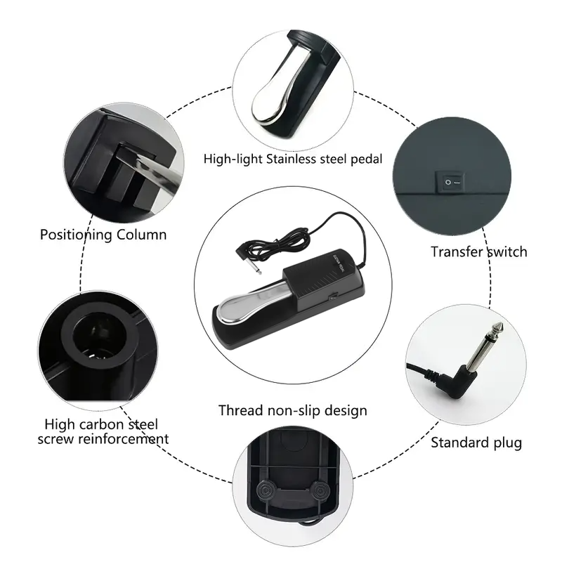 Piano Universal Sustain Damper - Piano Sustain Pedal reseña y precio