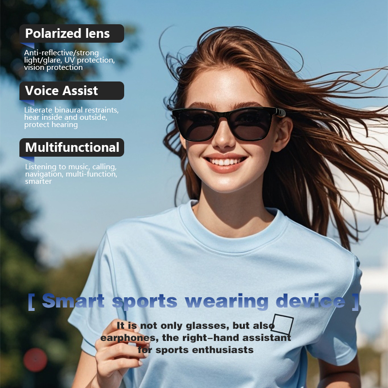 LIGE Bluetooth Smart Sunglasse - Audio Music Light reseña y precio