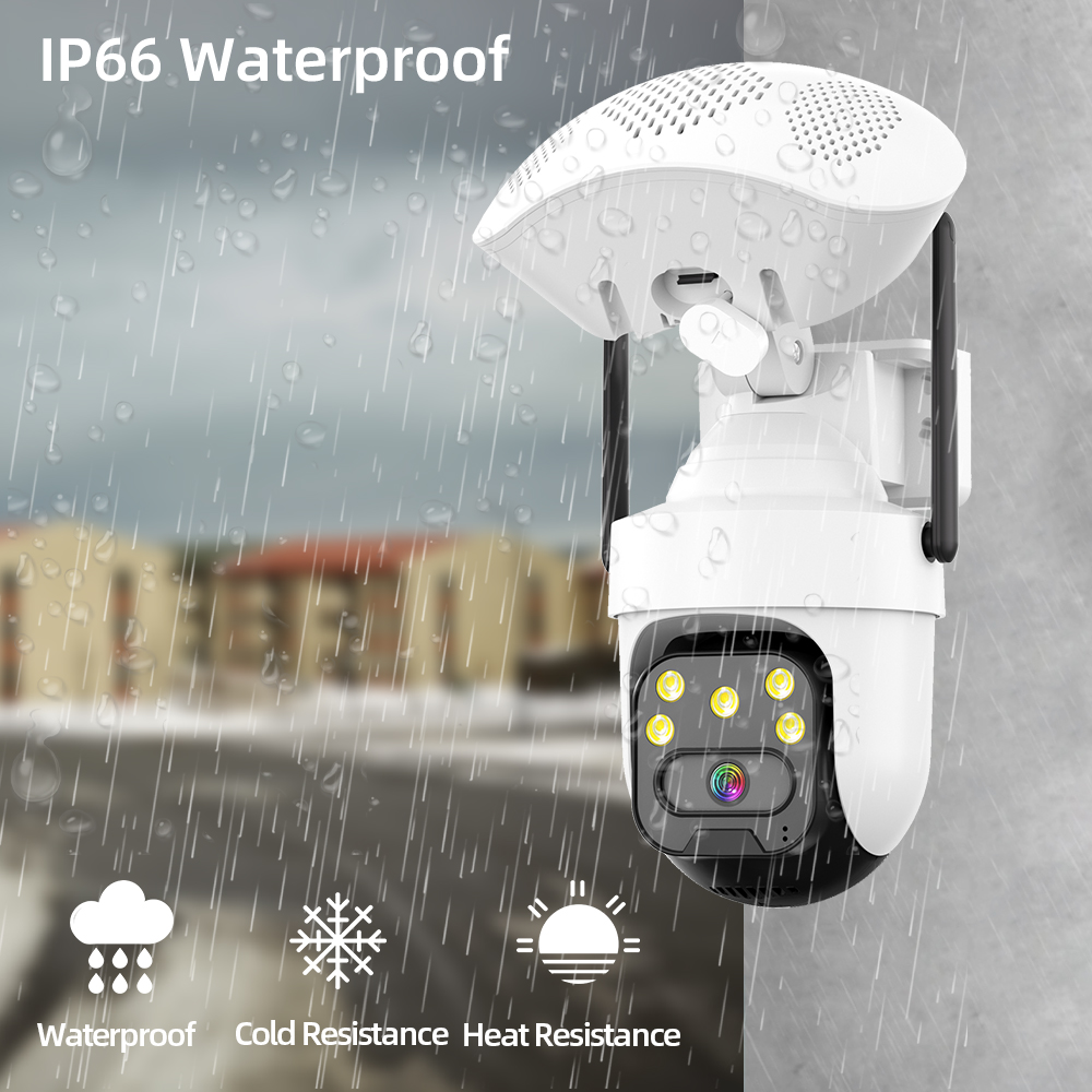 ICSEE 5MP WiFi PTZ IP Camera w - Audiovision Music Player reseña y precio