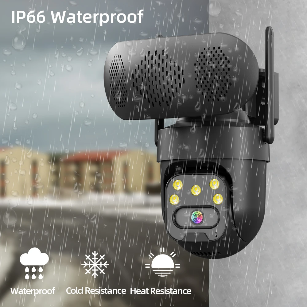 ICSEE 5MP WiFi PTZ IP Camera w - Audiovision Music Player reseña y precio