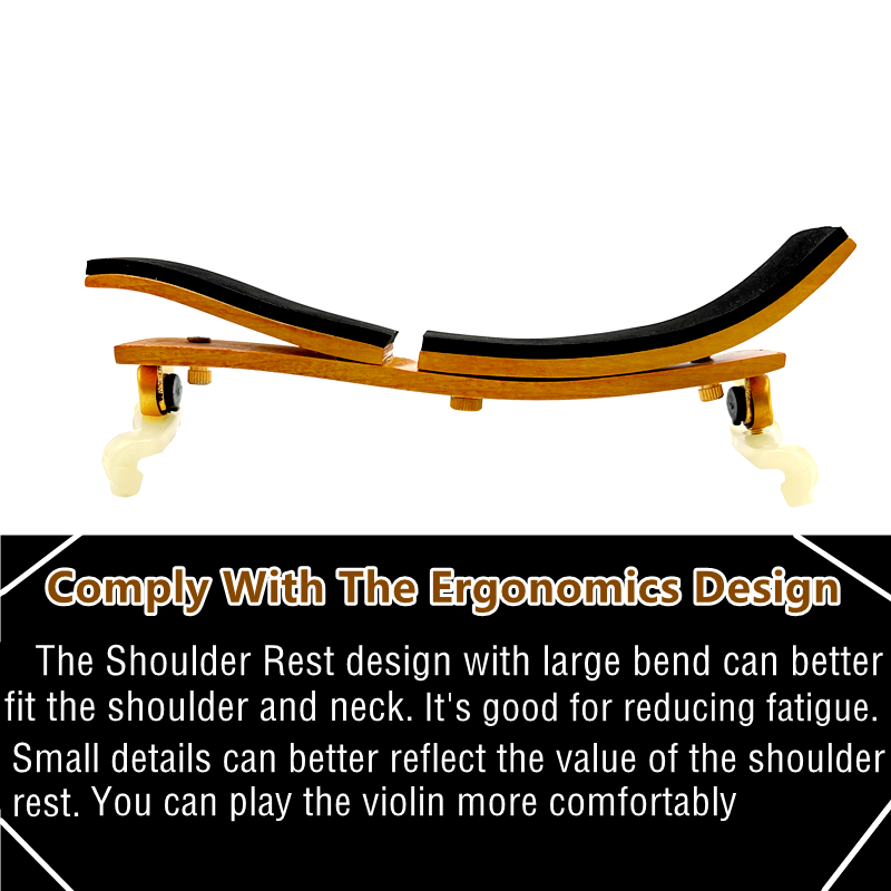 Adjustable violin Shoulder Pad - Violin Shoulder Rest reseña y precio