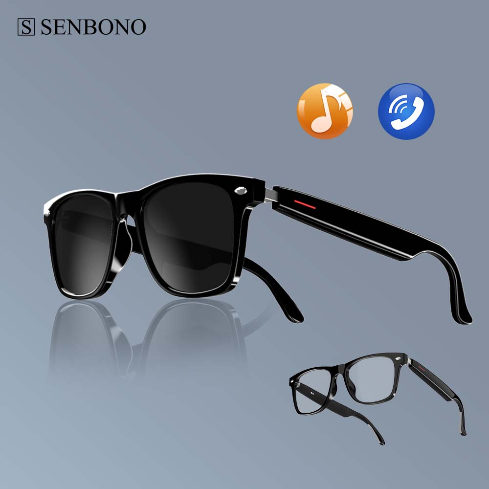 SENBONO E13 Smart Glasses:Blue - Audio Music Light reseña y precio